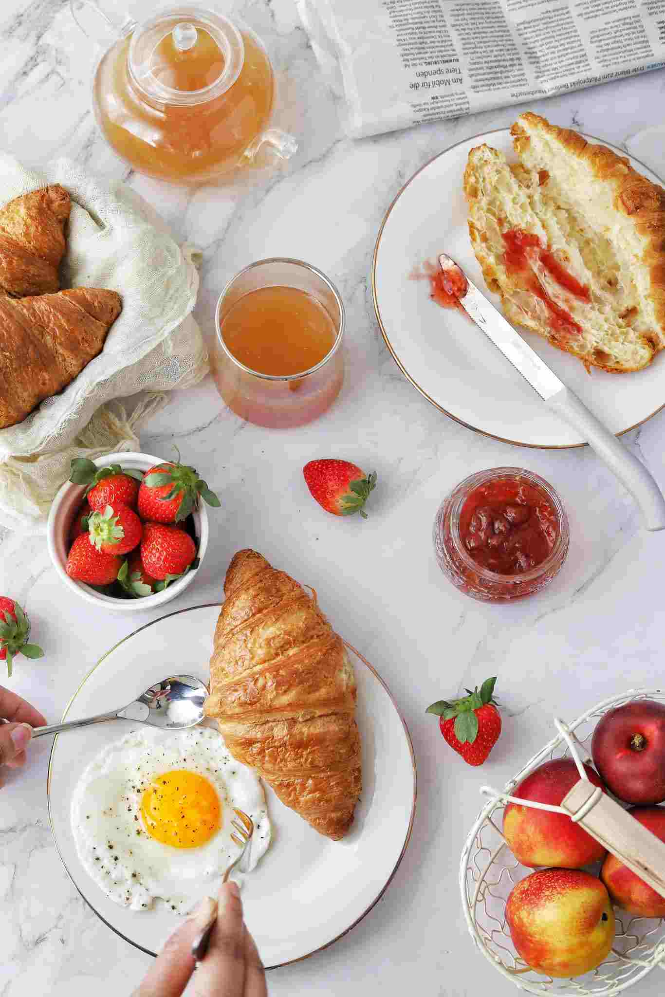 Healthy breakfast on the table